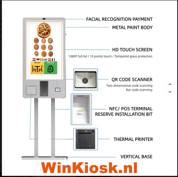 Self order kiosk machine hardware Self order kiosk machine hardware