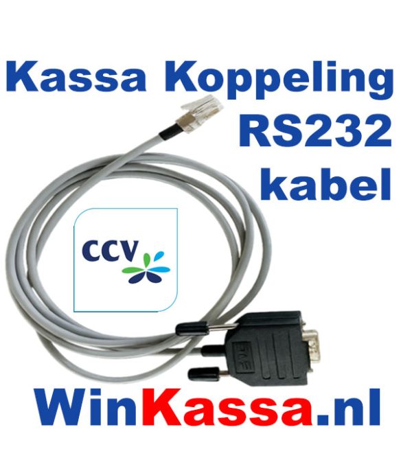 Kassa koppeling RS232 kabel CCV Verifone A80-A35